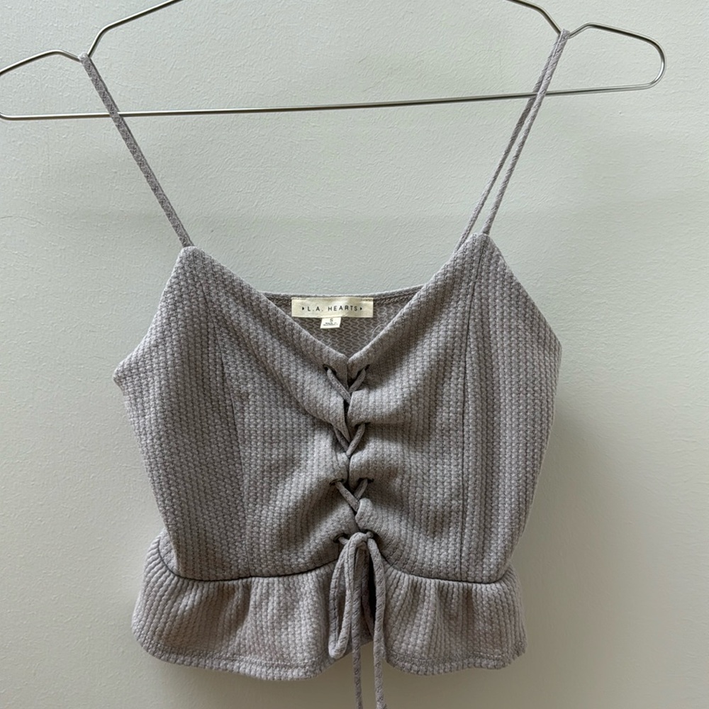 PacSun LA Hearts crop top